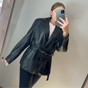 Wilsons Leather Black Jacket